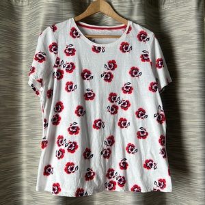 Boden Cotton Floral Tee